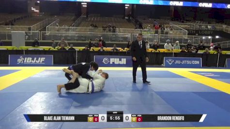 Brandon Rengifo vs Blake Alan Tiemann 2025 Pan Jiu Jitsu IBJJF Championship