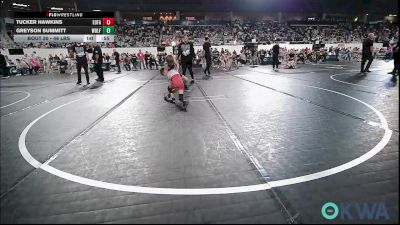 46 lbs Round Of 16 - Tucker Hawkins, Eufaula Ironheads Wrestling Club vs Greyson Summitt, Wolfpak Wrestling