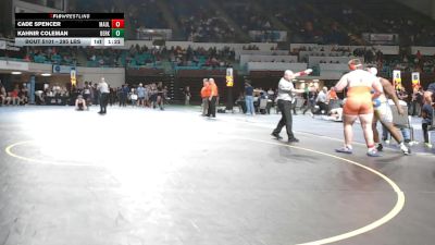 285 lbs Round Of 16 - Cade Spencer, Mauldin vs Kahnir Coleman, Berkeley