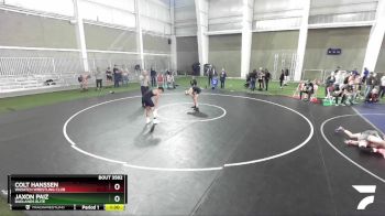 120 lbs Cons. Semi - Colt Hanssen, Wasatch Wrestling Club vs Jaxon Paiz, Badlands Elite