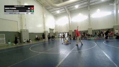 47 lbs Quarterfinal - Diego Flores, Green River Grapplers vs Dawson Ovard, RWC - Roy Wrestling Club