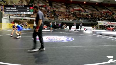 Cadet Boys Lower - 113 lbs Champ. Round 3 - Joseph Lund, Tracy Wrestling Club vs Landen Squires, Sunnyvale Wrestling Club