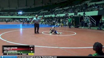 72 lbs Quarterfinal - Dallas Lidgard, One Speed vs Jett Rodriguez, Williamsburg Wrestling Clib