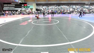 106 lbs Semifinal - Aiden Salindong, Durham Wrestling Club vs Jennings Scully, Gladiator Academy
