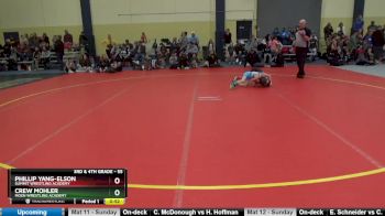 55 lbs Semifinal - Phillip Yang-Elson, Summit Wrestling Academy vs Crew Mohler, Moen Wrestling Academy