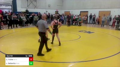 121 lbs Consy-1 - Colton Fisher, Bethel Park vs Luke DeSantis, Penn Trafford