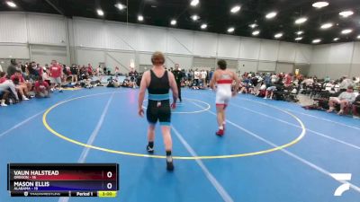 220 lbs Quarterfinals (8 Team) - Vaun Halstead, Oregon vs Mason Ellis, Alabama