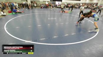 150 lbs Cons. Round 5 - Bronson Hertenstein, Perrysburg Wrestling Club vs Mason Basile, Tampa Bay Tigers Wrestling Club