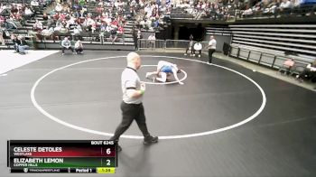 6A 135 lbs Semifinal - Celeste Detoles, Westlake vs Elizabeth Lemon, Copper Hills