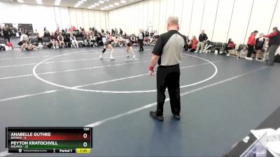 130 lbs Round 3 (4 Team) - Peyton Kratochvill, Holmen vs Anabelle Guthke, Batavia