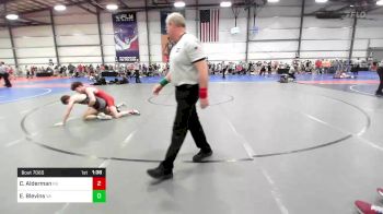 132 lbs Round Of 64 - Cael Alderman, KS vs Eli Blevins, VA