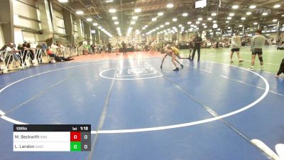 106 lbs Rr Rnd 2 - Maverick Beckwith, SWA vs Lynn Landon, Quest School Of Wrestling