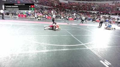 110 lbs Cons. Round 4 - Connor Burke, Stratford vs Ethan Zander, Mt. Horeb Wrestling Club