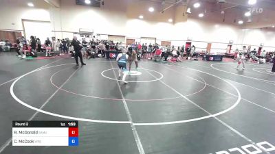 62 kg Round 2 - Raphael McDonald, Samurai Wrestling Club vs Charles McCook, Virginia