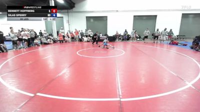 88 lbs Bennett Hoffberg, Illinois vs Silas Sperry, Missouri