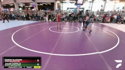 120 lbs Semifinal - Julian Castillo, NB Elite Wrestling Club vs Daison Glasgow, Amped Wrestling Club