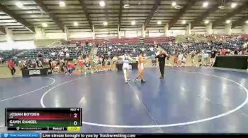 119 lbs Cons. Round 3 - Josiah Boyden, CO vs Gavin Rangel, OR