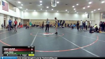 100 lbs 5th Place Match - Josie Price, Floyd Wrestling Club vs Zoey Laloux, Prodigy Wrestling Club