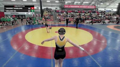 124 lbs Semifinal - Waverly Kanelong, East Stroudsburg University vs Melanie Val, Cedar Crest