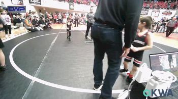 46 lbs Round Of 16 - Casen Rutherford, Verdigris Youth Wrestling vs Johnny Weisinger, Wyandotte Youth Wrestling