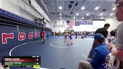 74 lbs 5th Place Match - Huntley Caylor, Douglas WC vs Joshua Haddix, Thermopolis Wrestling Club