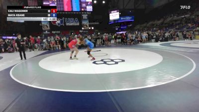 155 lbs Champ. Rd Of 128 - Cali Wagoner, KS vs Maya Keane, OH