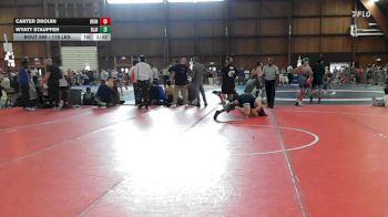 119 lbs Round Of 16 - Carter Drouin, Iron Horse vs Wyatt Stauffer, Blair Academy