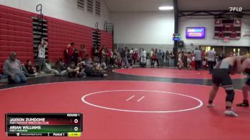 Round 1 - Arian Williams, Fort Madison vs Jaxson Zumdome, Fort Madison Wrestling Club