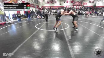 215 lbs Cons. Round 2 - Nathan Cavazos, Christopher vs Nicholas Balbuena, John F Kennedy -Fremont