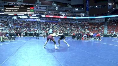 3A-144 lbs Cons. Round 2 - Brady Claeys, Ankeny vs Aidan Ehlinger, Linn-Mar