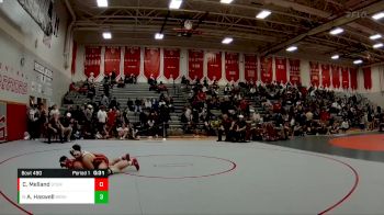 138 lbs Cons. Round 2 - Axton Haswell, Brush vs Colton Melland, Steamboat Springs