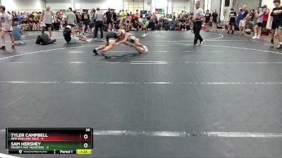 113 lbs Round 2 (6 Team) - Tyler Campbell, New England Gold vs Sam Hershey, Moser`s Mat Monsters