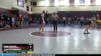 172-173 lbs 1st Place Match - Addie Hodgson, Epworth, Western Dubuque vs Aleah Eichenberger, NH/TV