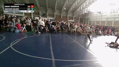 46 lbs Champ. Round 1 - Grayson Holker, Westlake Wrestling Club vs Grady Anderson, Champions Wrestling Club