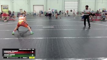 106 lbs Cons. Round 1 - Emmons Tewalt, Hanover Hawkeye vs Wyatt Rossi, Headhunters