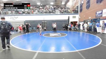 80 lbs Cons. Semi - Logan McKay Jr., Fighting Squirrels Wrestling Club vs Kace Kunz, Bear Lake Wrestling Club