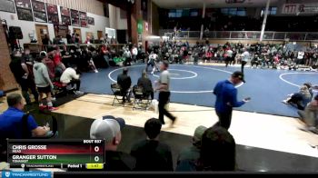 220 lbs Cons. Round 4 - Granger Sutton, Tonasket vs Chris Grosse, Mead