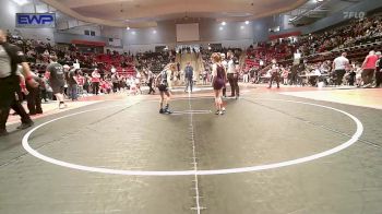 52-57 lbs Rr Rnd 4 - Delaney Pritchard, Bristow Wrestling vs Adley Cunningham, Bartlesville Wrestling Club