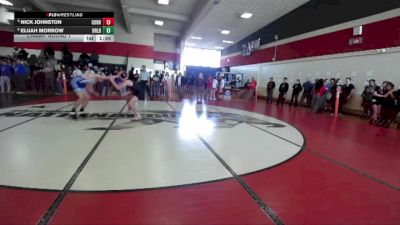 Boys 134 lbs Champ. Round 1 - Elijah Morrow, Orland Boys vs Nick Johnston, Corning Boys