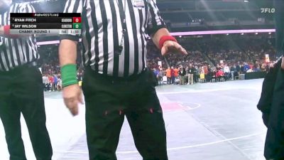 D1-113 lbs Champ. Round 1 - Ryan Fitch, Dearborn vs Jay Wilson, Clarkston