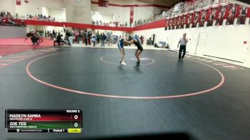 132 lbs Round 2 - Madilyn Samra, Grapevine (Girls) vs Zoe Tesi, Weatherford (Girls)