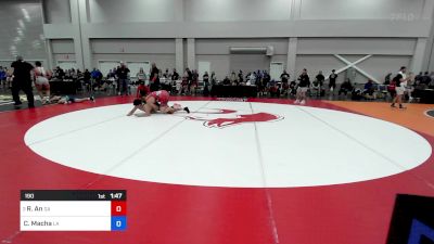 190 lbs 1/4 Final - Ronan An, Ga vs Carter Macha, La