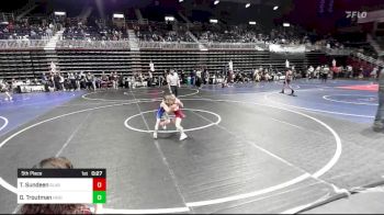 55 lbs 5th Place - Taryn Sundeen, Glasgow WC vs Grayson Troutman, Heights WC