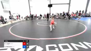 43 kg Quarterfinal - Emmett Logan, Doughboy Blue vs Drake McClure, Quest 2