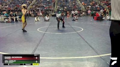 4A 113 lbs Cons. Round 2 - Dru Kerley, South Iredell vs Daniel Dickerson, Riverside
