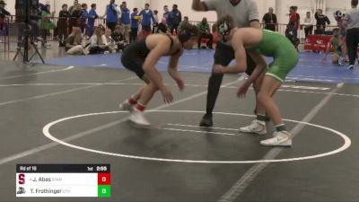 149 lbs Rd Of 16 - Jaden Abas, Stanford vs Tanner Frothinger, Utah Valley