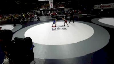 49 lbs Champ. Round 2 - Colin Crow, Gladiator Wrestling vs Carter Her, Red Star Wrestling Academy