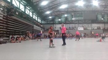 84-92 lbs Round 3 - Tinlee Pollard, Blue Line Training Academy vs Kennedy Erickson, DeKalb WC