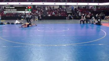 157 lbs Champ. Round 1 - Jack Wayne, Bishop Kelly vs Ryder Barber, Skyview