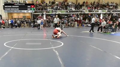 144 lbs Round Of 16 - Michael Grasso, Spaulding VT vs Chase Knuckles, Souhegan